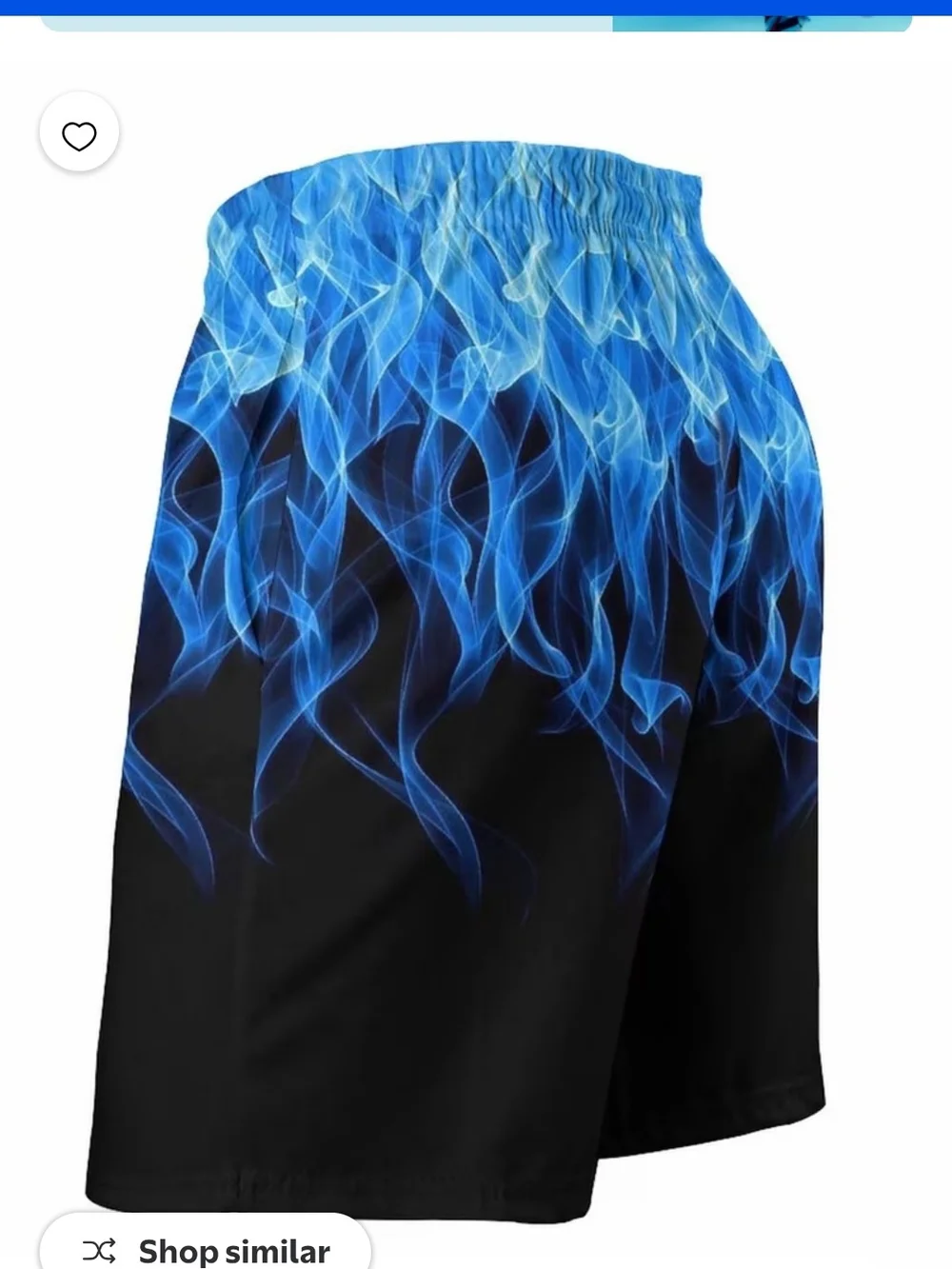 GENTS BLISS Men's Blue Flame Swim Trunks